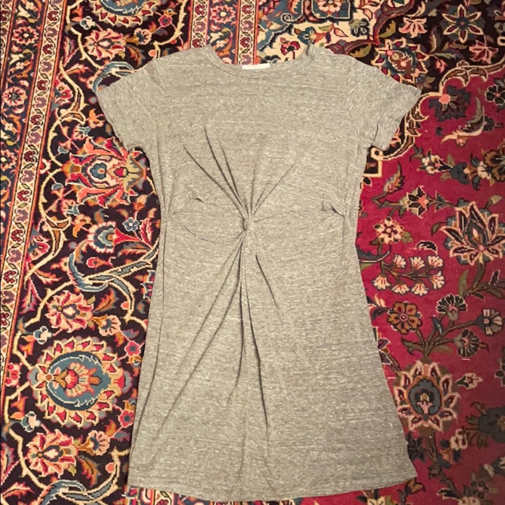 Gray t shirt dress by Honey Punch, no size listed